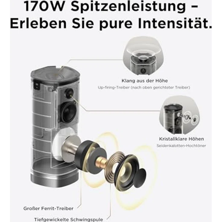 TCL Z100-SW Subwoofer, kraftvoller Bass mit hoher Klangqualität – Bild 8