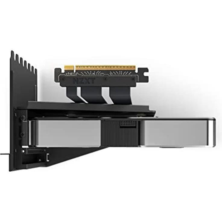 Nzxt Vertical GPU Mounting Kit - AB-RH175-B1-175 mm PCIe 4.0x16 Riser-Kabel – GPU-Halterung – Robuste Stahlhalterung – Nur kompatibel mit Gehäusen der H5-, H7- und H9-Serie - Schwarz – Bild 4