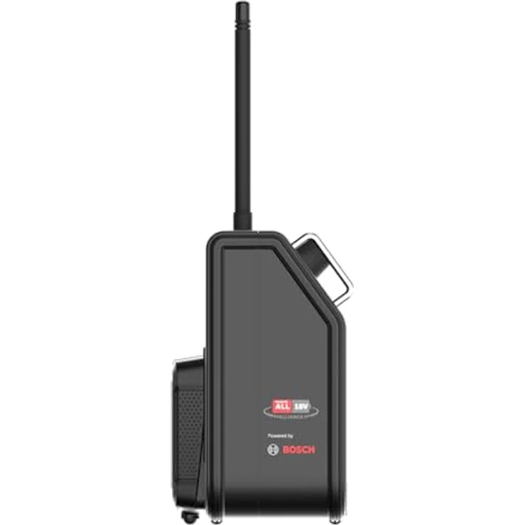 PerfectPro Dabpro 18V Baustellenradio mit UKW & DAB+, Bluetooth, AUX In, 3 Zoll-Lautsprecher, schwarz – Bild 4
