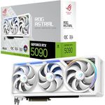 ASUS ROG Astral GeForce RTX 5090 White OC, Grafikkarte mit 32 GB GDDR7-Speicher, 8K UHD, aktive Kühlung