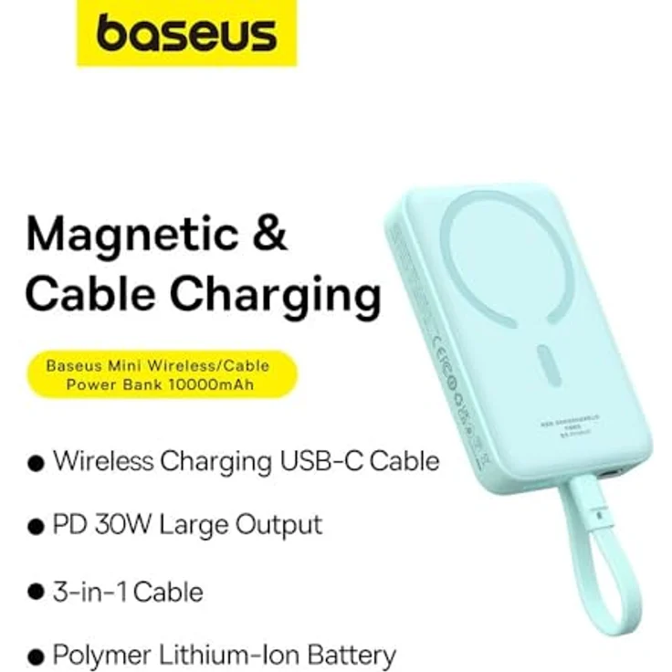 Powerbank Baseus Magnetic Mini 10000mAh 30W MagSafe (Blue) – Bild 6
