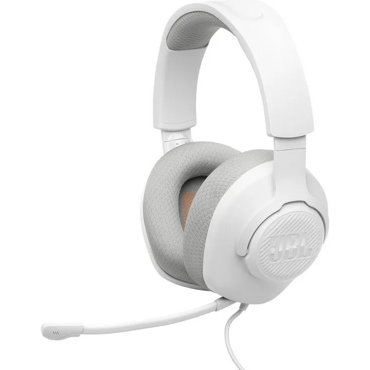 JBL Quantum 100M2 Gaming-Headset, abnehmbares Mikrofon, Stummschaltung, JBL QuantumSOUND Signatur, atmungsaktive Ohrpolster