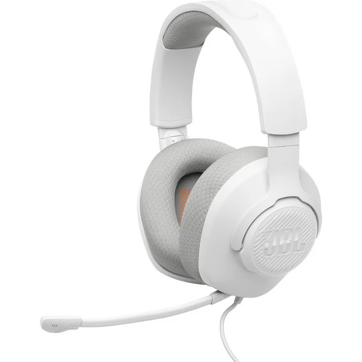 JBL Quantum 100M2 Gaming-Headset, abnehmbares Mikrofon, Stummschaltung, JBL QuantumSOUND Signatur, atmungsaktive Ohrpolster