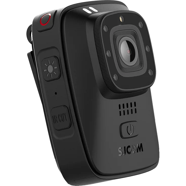 Douself SJCAM A10 4K/24FPS tragbare Körperkamera, WiFi-Videokamera mit 2-Zoll-LCD-Touchscreen, 140° Weitwinkel, IP65 wasserdicht, Nachtsicht, zwei Mikrofone, 2650 mAh Akku