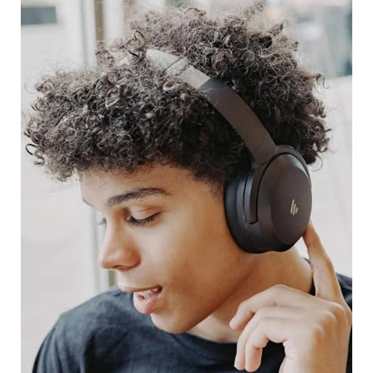 Edifier WH700NB Pro Kabellose Over-Ear Kopfhörer mit -43dB Aktiver Geräuschunterdrückung, Hi-Res Audio, AAC, Bluetooth V5.4, Multi-Point-Verbindung, AI-Klare Anrufe, Schnellladung, Faltbar - Elfenbein – Bild 5