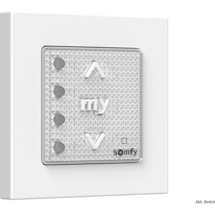 SOMFY Smoove 4 Mode IN, 4-Kanal Funkwandsender mit elegantem Rahmen, für Innenbereich, IP20, 1871345