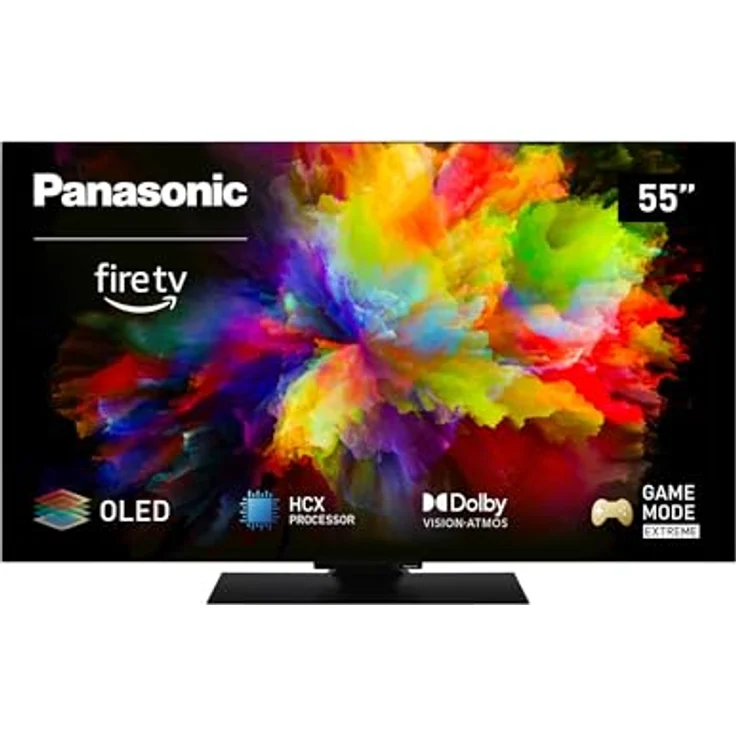 Panasonic TV-55Z80AEZ, Z80 Serie 55 Zoll 4K Ultra HD OLED Smart TV, 2024, Fire TV, Dolby Vision & Atmos, Game Mode Extreme, Alexa Sprachsteuerung, Airplay, Schwarz – Bild 2