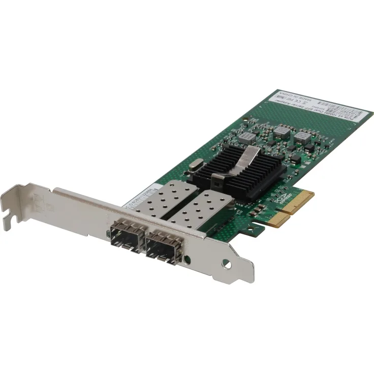 LevelOne GNC-0122, Gigabit SC Fiber PCIe Netzwerkkarte mit 4xPCIe, 2xSFP und Wake-On-LAN, Silber