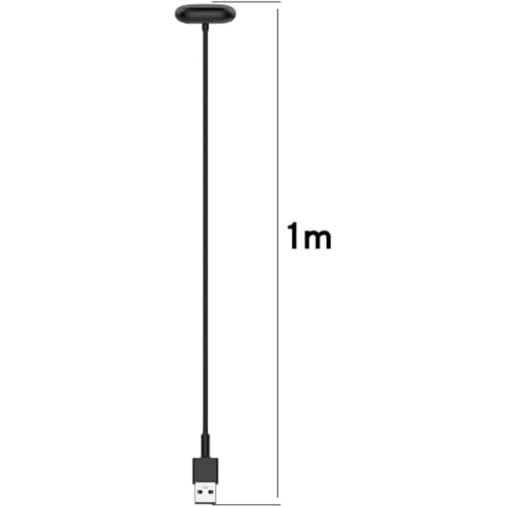 Wigento Ladekabel für Google Fitbit Air, magnetisch mit Ladebase, 1 Meter, Schwarz – Bild 5