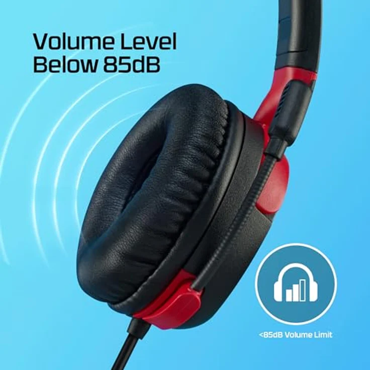 HyperX Cloud Mini Gaming-Kopfhörer für Kinder, Lautstärke 85 dB, Lavendel – Bild 2