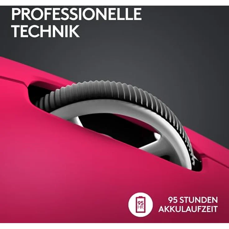 Logitech G G Pro X Superlight 2 (Kabellos, Kabelgebunden), Gaming Maus, Rosa – Bild 9
