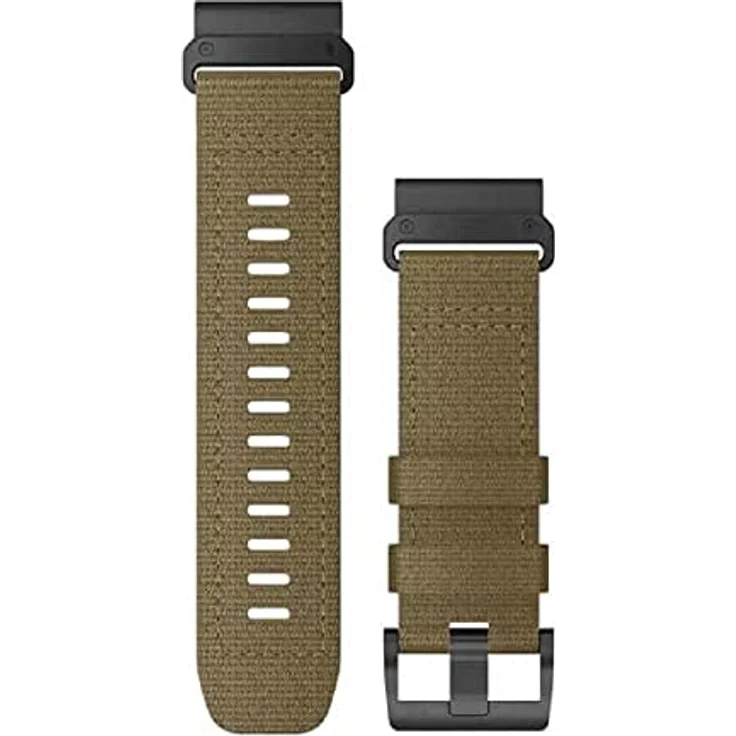 Garmin QuickFit 26 Nylon-Uhrenarmband, Braun, 26 mm, austauschbar ohne Werkzeug – Bild 2