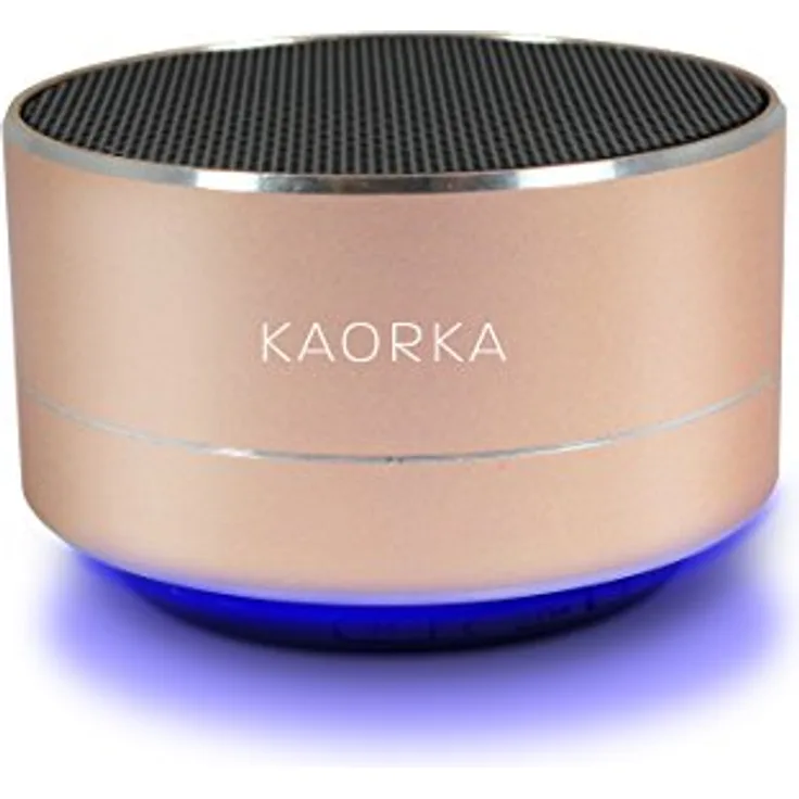 Metronic 474051 Kaorka Bluetooth Lautsprecher mit LED-Licht Rose