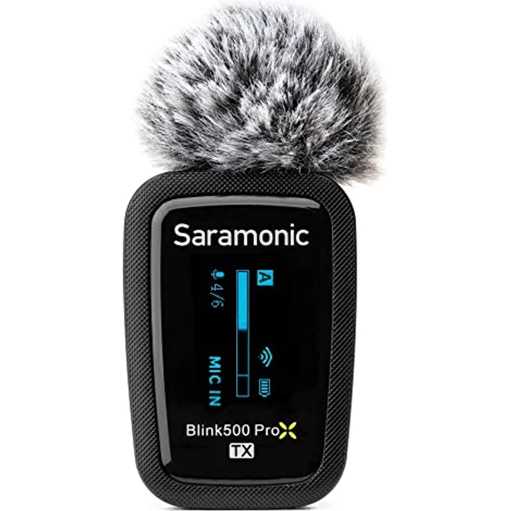 Saramonic BLINK500 Prox B1, Kabelloses Mikrofonsystem mit 2,4 GHz, 100 m Reichweite, ultra-niedrige Latenz und langer Akkulaufzeit – Bild 5