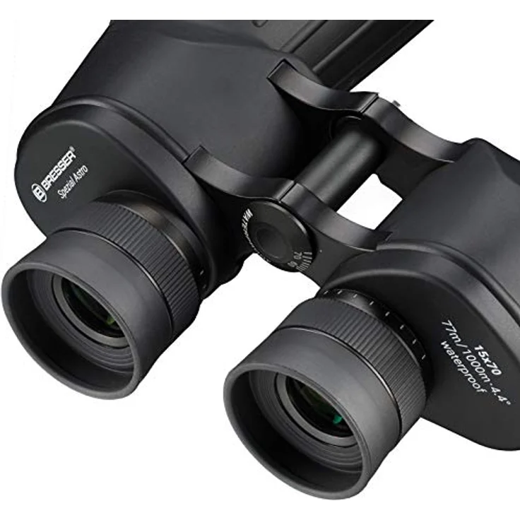 Bresser Fernglas Spezial Astro SF 15x70 wasserdicht mit großer mehrschichtvergüteter Bak4 Optik, Einzelokularfokussierung und Stativanschlussgewinde – Bild 4