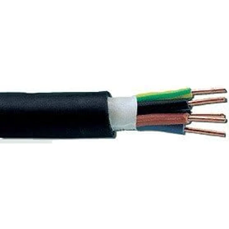 Kopp 157410042 Erdleitung NYY-J, 5 x 1.5 mm², 10 m, schwarz – Bild 3