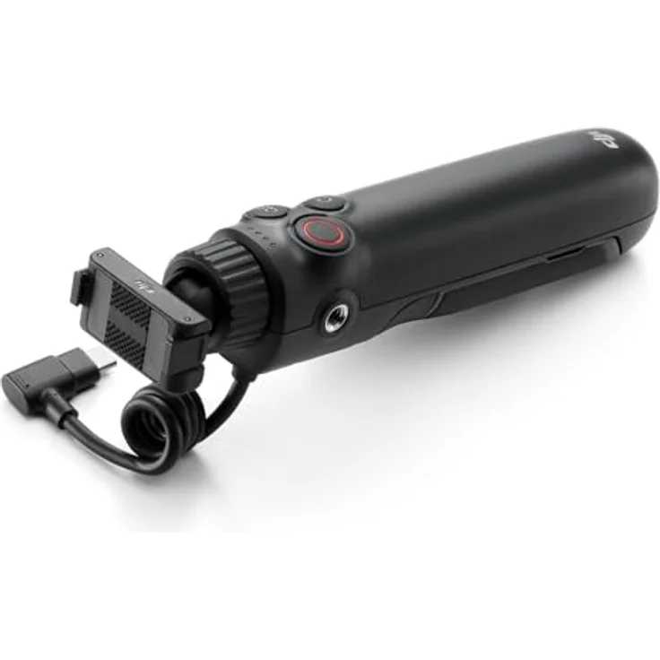 DJI Osmo Action multifunktionaler Ladegriff, Kompatibilität: Osmo Action 5 Pro, Osmo Action 4, 4900 mAh Akku, Kamerasteuerung, Kugelgelenkeinstellung, 3,5 mm Audioadapter – Bild 4