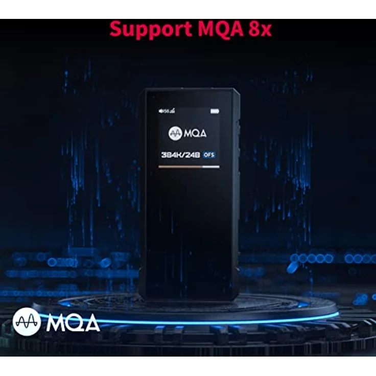 FiiO BTR7 Bluetooth Empfänger und Kopfhörerverstärker, 384kHz/32Bit, DSD256, MQA, LDAC, aptX HD, cVc 8.0, Dual-Output 3,5 mm + 4,4 mm für Telefon, PC, Auto, Home Audio – Bild 3