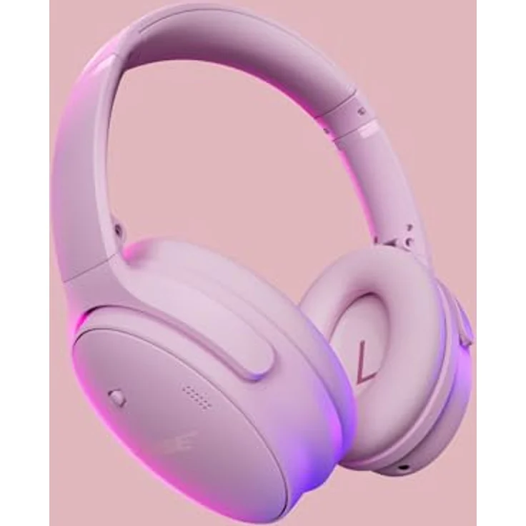 Bose QuietComfort 45, Kabellose Noise-Cancelling Kopfhörer mit Mikrofon, Bluetooth, bis 24 Std. Akkulaufzeit, Blütenrosa – Bild 2