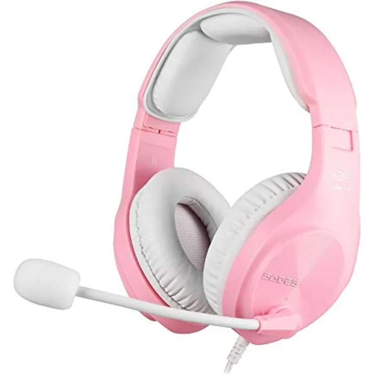 SADES A2 pink Gaming Headset, pink