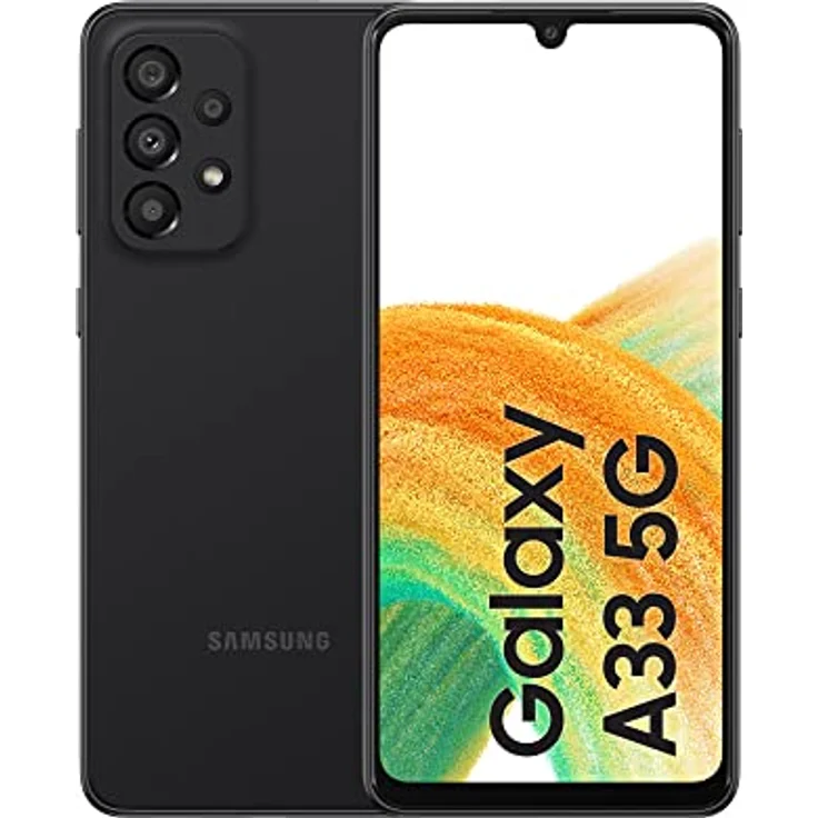 Samsung Galaxy A33 5G SM-A336B 16.3 cm (6.4) Hybrid Dual SIM Android 12 USB Type-C 6 GB 128 GB 5000 mAh Black – Bild 1