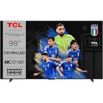 TCL 98C805 4K QLED + Google-TV, 98 Zoll Smart TV mit Quantum Dot Farbtechnologie