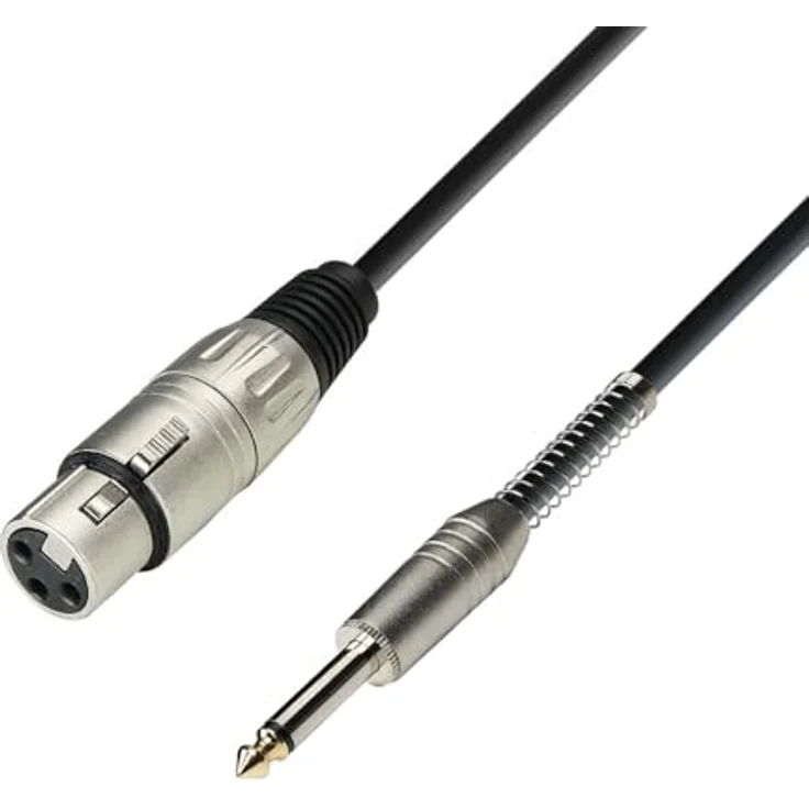 K3 MFP 0100 Mikrofonkabel XLR female auf 6,3 mm Klinke mono 1 m – Bild 2