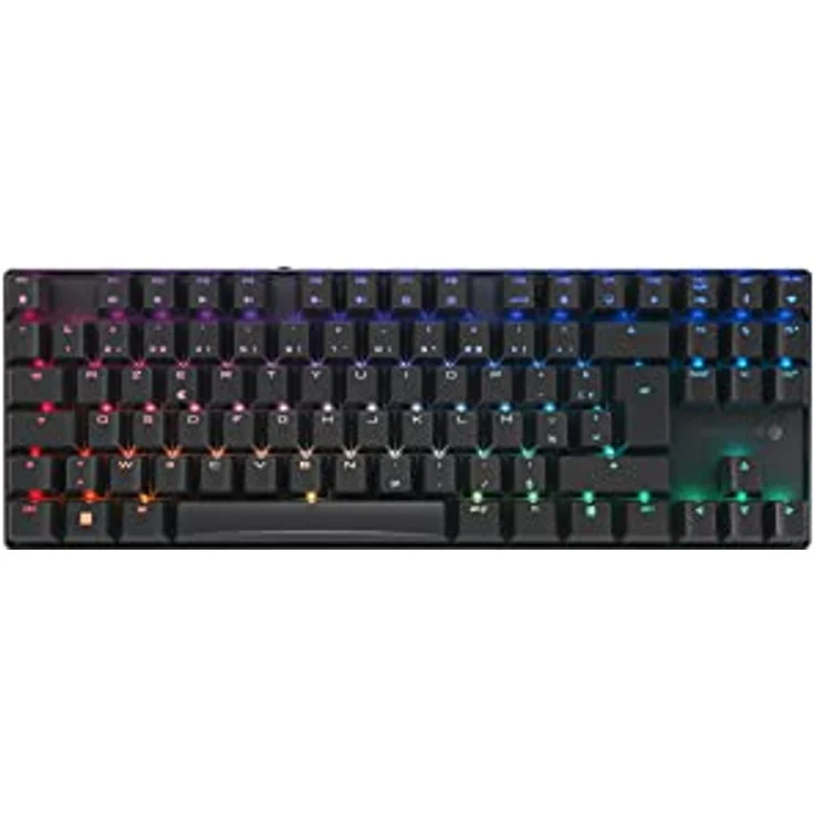 CHERRY MX 8.2 TKL Wireless, kabellose mechanische Gaming-Tastatur ohne Nummernblock, Französisches Layout (AZERTY), RGB-Beleuchtung, inkl. Metallkoffer für Transport, MX RED Switches, schwarz – Bild 1