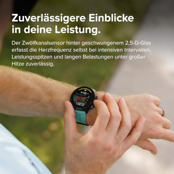 SUUNTO Run 2 GPS-Laufuhr, leichtes 1,32-Zoll-AMOLED-Display, wasserdicht bis 5 ATM, verbessertes Herzfrequenzmessgerät, 4 GB Speicher, lange Batterielaufzeit – Bild 4