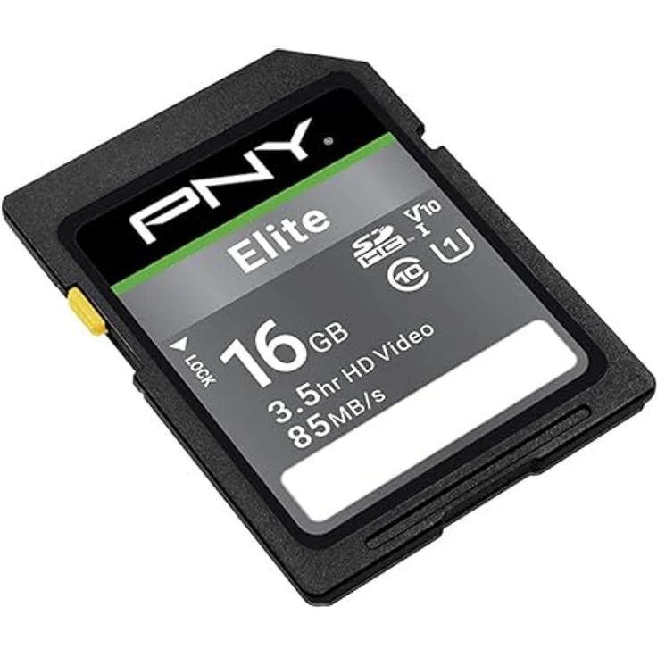 PNY Elite SDHC card 16GB Class 10 UHS-I U1 100MB-s – Bild 2