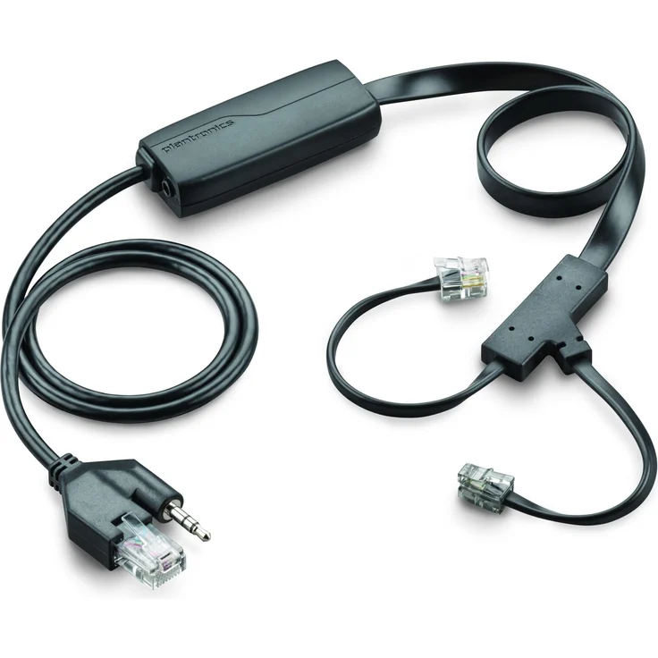 Poly PLY APC-43 EHS TAA, EHS Adapter Kabel für Anrufsteuerung, Schwarz, kompatibel mit Cisco Festnetztelefonen