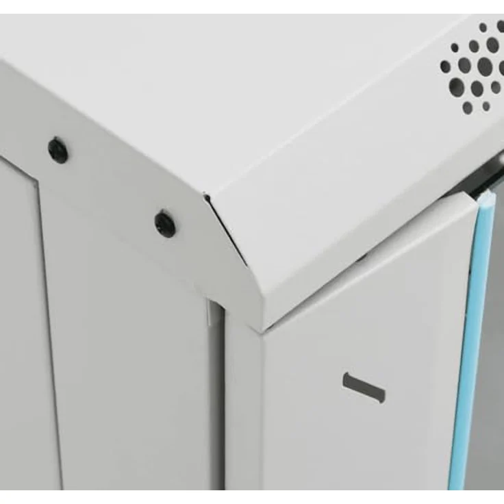 vidaXL 18U Netzwerkschrank, Serverschrank abschließbar mit Rollen, freistehend, 19" IP20, abnehmbare Seitenteile – Bild 3