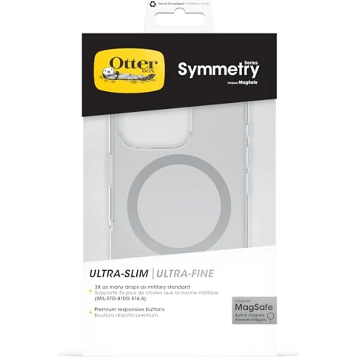 OtterBox Symmetry Series Clear MagSafe transparente Hülle für iPhone 16 Pro, stoßfest, sturzsicher, schützende Hülle, 3X getestet nach Militärstandard, Stardust – Bild 5