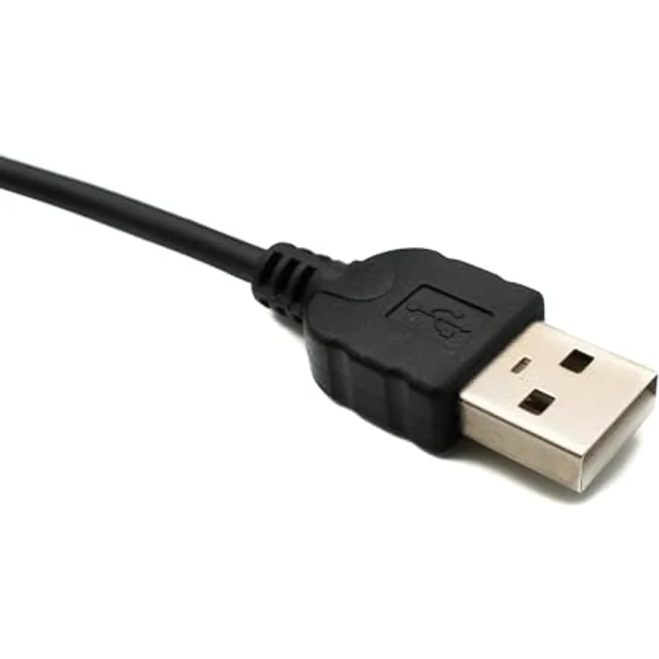 System-S USB Type C 3.1 zu USB 2.0 Spiral Kabel 50 cm - 100 cm schwarz – Bild 4