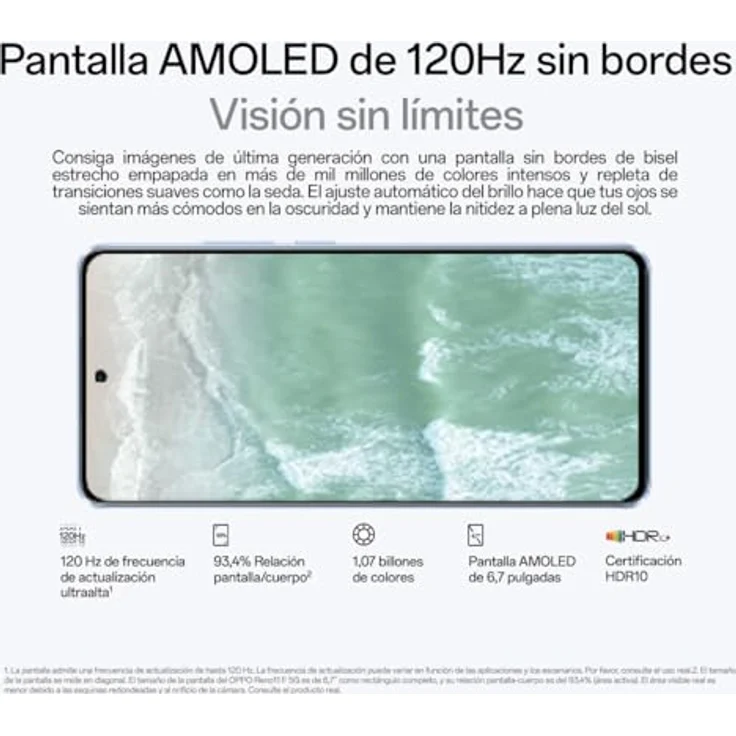 OPPO Reno 11 F (256 GB, Palm Green, 6.70", Dual SIM, 64 Mpx, 5G), Smartphone, Grün – Bild 5