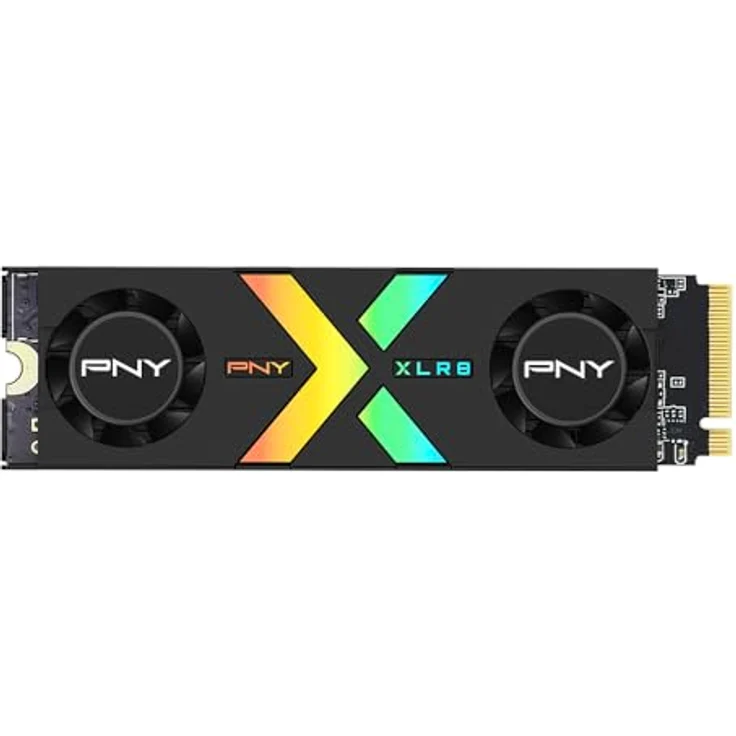 PNY CS3150 XLR8 Gaming Epic-X RGB™ 2TB M.2 NVMe Internal Solid State Drive (SSD) with RGB Heatsink - M280CS3150XHS-2TB-RB – Bild 5