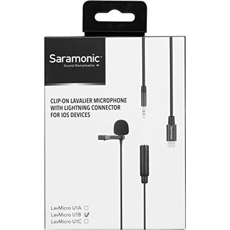 Saramonic LavMicro U1B, Lavaliermikrofon mit omnidirektionalen Eigenschaften und 6 m Kabellänge – Bild 9
