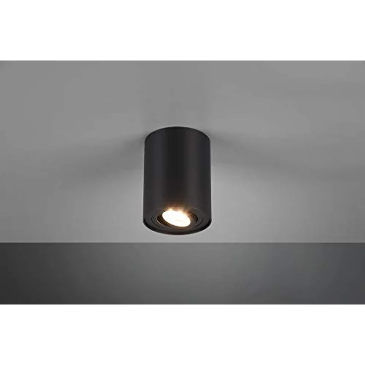 Trio Leuchten Deckenleuchte Cookie 612900132, Metall Schwarz matt, schwenkbar – Bild 2