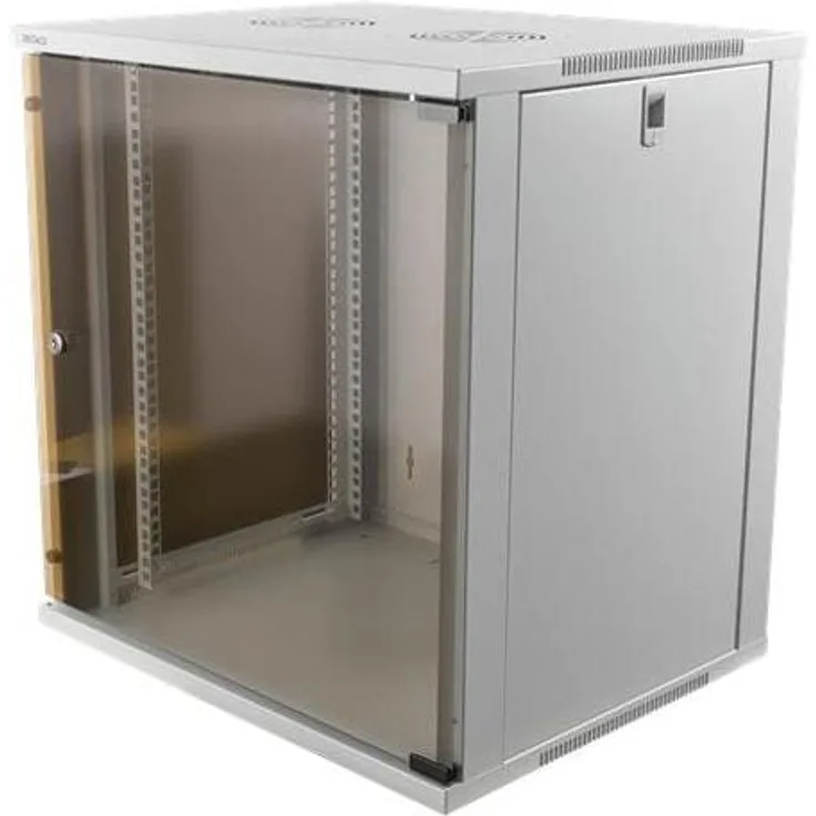 Deltaco rack cabinet 12U Freestanding rack White, Serverschrank, Weiss