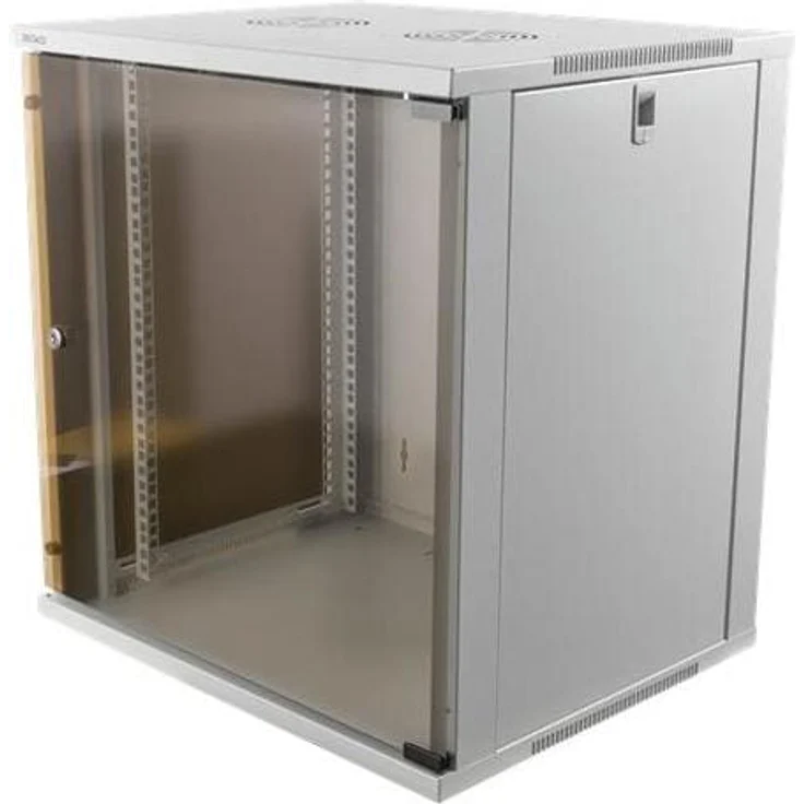 Deltaco rack cabinet 12U Freestanding rack White, Serverschrank, Weiss