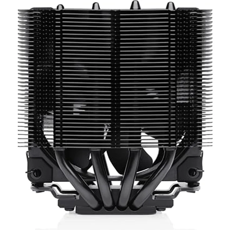 Noctua NH-D9L chromax.black, CPU Kühler in Doppelturm-Bauweise mit 110 mm Höhe und PWM-gesteuertem Lüfter, Schwarz – Bild 2