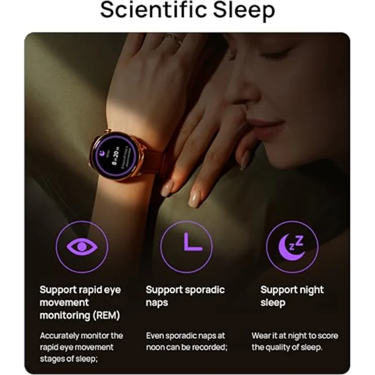 Xiaomi Mibro Lite 3 Pro (44.70 mm), Smartwatch mit 1,32 Zoll AMOLED-Display, 150 Sportmodi, GNSS-Chip und bis zu 50 Tagen Akkulaufzeit – Bild 9