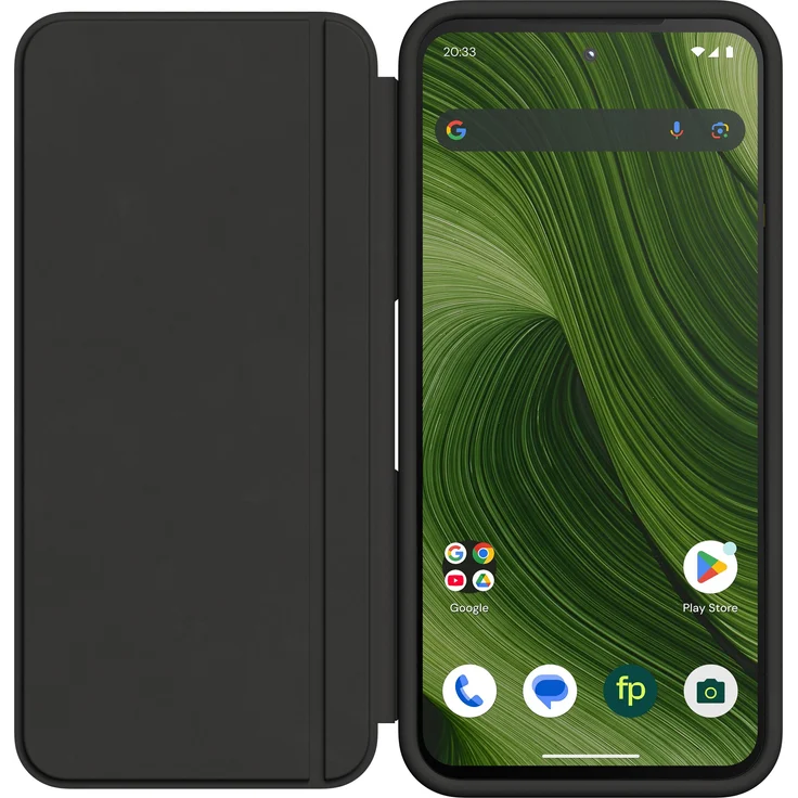 Fairphone Flip Case (Gen. 6), Smartphone Hülle mit aufklappbarem Design, Schwarz