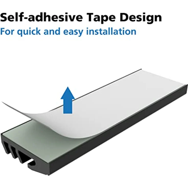 Akasa M.2 SSD Kühlkörper, Aluminium Kühlkörper, mit Thermoklebeband, 71 x 22 x 6,4 mm, passend für M.2 2280 SSD, Schwarz, 2 Stück, A-M2HS01-KT02 – Bild 4