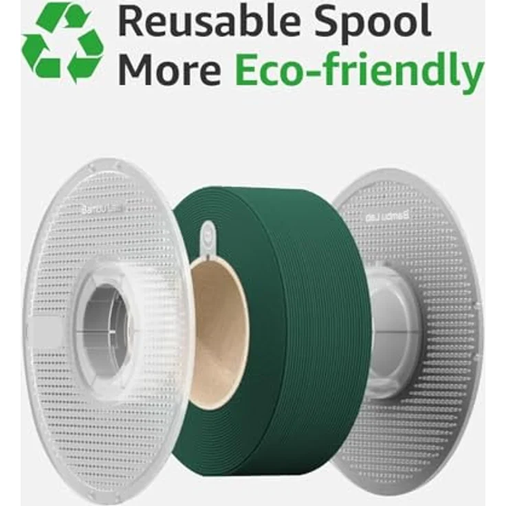 Bambu Lab PETG Translucent Clear, 3D Filament 1.75mm, 1000g, wasserfest und UV-beständig – Bild 5