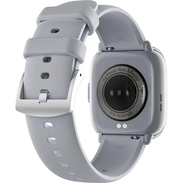 myPhone Smartwatch mit Gesundheitsüberwachung und Bluetooth-Anrufen, Grau – Bild 3