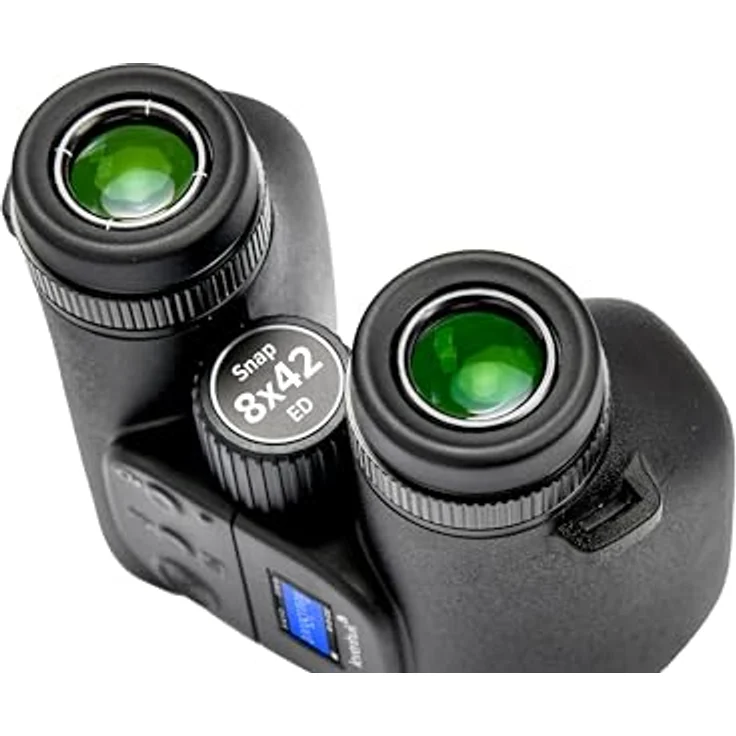 Levenhuk Kelvin Snap ED 8x42, Digitales Fotofernglas mit Full HD Video, 16 MP Kamera und WiFi-Funktion, spritzwassergeschützt, 32 GB Speicherkarte – Bild 4