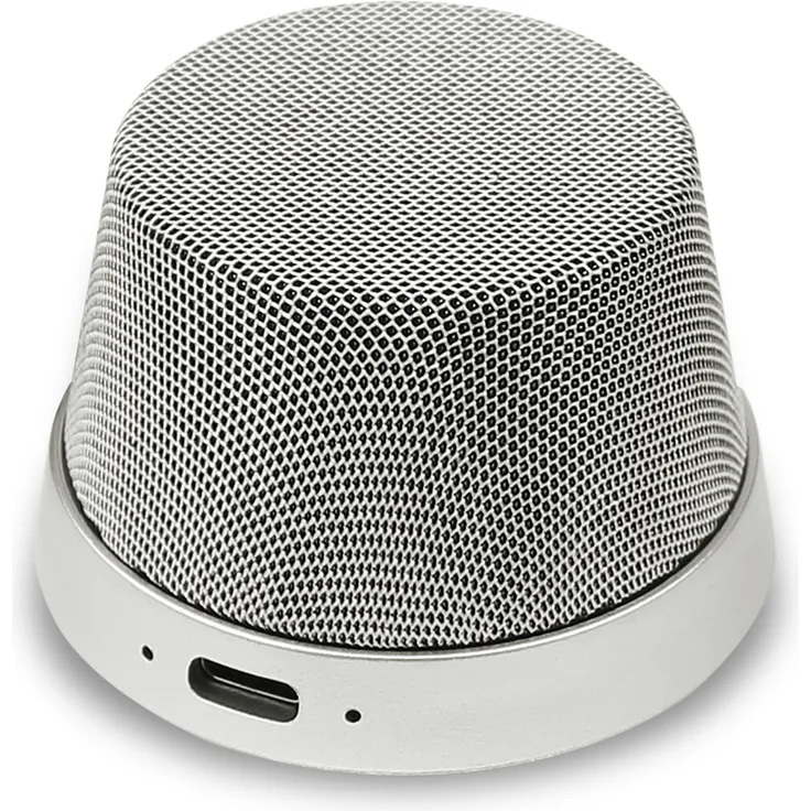 Fontastic Handylautsprecher Magna Silber, kompakter Bluetooth-Lautsprecher mit 5W Leistung, Freisprecheinrichtung und TWS-Technologie