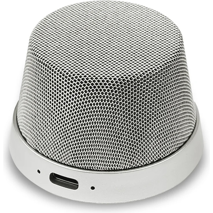 Fontastic Handylautsprecher Magna Silber, kompakter Bluetooth-Lautsprecher mit 5W Leistung, Freisprecheinrichtung und TWS-Technologie