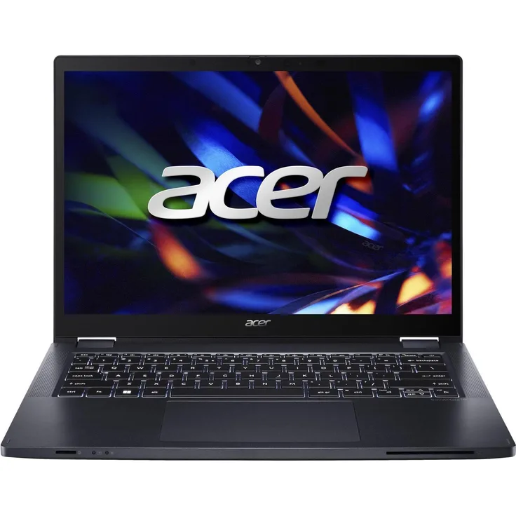 Acer TravelMate P4 Spin TMP414RN-53-TCO-5332, 14" Convertible Laptop mit Intel Core i5-1335U, 16 GB RAM, 512 GB SSD, blauen Gehäuse